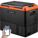 AAOBOSI 12 Volt Car Refrigerator 53 Quart (50L) RV Portable Refrigerator Freezer WIFI APP Control Car Fridge Cooler -4℉-68℉ Electric Compressor Cooler 12/24V DC & 100-240V AC Travel Refrigerator