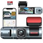 Dash Cam Camera Front car dashcam Inside Cars 2.5K Dual Dashcams Gift GPS Mini WiFi Wireless Canada Cards hardwire Uber vantrue 1080p FHD cams Card Channel Dashboard doordash Izeeker kit Security