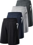 MLYENX Men's Workout Shorts Gym Athletic Running Shorts for Men with Pockets