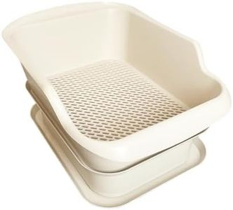 Mr. Catman Mr Catman Cat Sifting Litter Box for Pine Pellets with Sifter Pan & Extra-Large 7-Day Waste Storage Tray, Sifting Cat Litter Box -Sturdy & Non-Stick, Less Tracking, Easy Clean, Odor Control