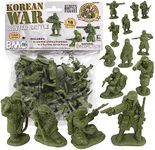 BMC Toys Korean War Winter Battle - 16pc OD Green United States Soldier Figures