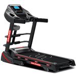 Sparnod Fitness STH-3600 Multifunction Treadmill for Home Use, 4 HP Peak DC Motor, 16 Km/H, Advanced Console with 12 Pre-Set, Massager, Supports 110 Kg User Weight Hydraulic Foldable Inbuilt Speakers