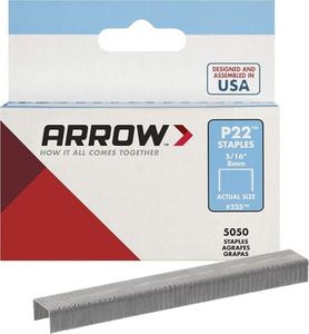 Set of 4 Arrow Fastener 225 5/16" P22 Staples