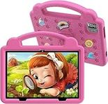 VASOUN Kids Tablet 10 Inch, Android 12 Tablet with 64GB Storage, Tablet for Kids with Time Limits, Age Filters, Parental Controls,Google Playstore YouTube Netflix for Boys Girls (Pink)