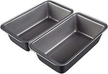 Bulfyss Non Stick Outperform Carbon Steel Bread Loaf Mould Baking Tray Tin Pan (Set of 2)