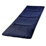 REDCAMP XL Cot Pads for Camping, Soft Comfortable Cotton Thick Sleeping Cot Mattress Pad 75"x29", Navy Blue