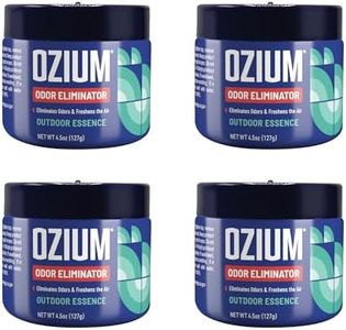 Ozium 4.5 Oz. 4 Pack Odor Eliminating Gel for Homes, Cars, Offices and More, Outdoor Essence, 4 Pack