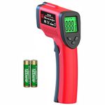 Digital Infrared Thermometer, Laser Temperature Gun -58℉～1022℉ IR Thermometer Gun with Adjustable Emissivity, Temp Gun Thermometer for Cooking, BBQ, Oven & Engine (Not for Human Body Temp)