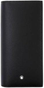 Montblanc Meisterstück 4810 129247 Leather Wallet 15 cc Black 17.5 cm x 8.5 cm x 1.5 cm, black, Classic