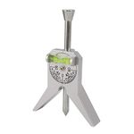 Pipe Center Finder, Pipe Marker Centering Tool, Center Finder Tool to Measure Pipe Diameter Over 0.5 and Up, Pipefitter Tools with Y-Type Base & Adjustable Dial Bubble Protractor