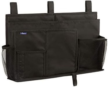 Surblue Caddy Hanging Organizer Bedside Storage Bag for Bunk and Hospital Beds, Dorm Rooms Bed Rails(8 Pockets),6 per Set
