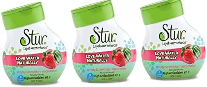 Stur - Liquid Water Enhancer - Bundled Savings 3 pack (Simply Strawberry Watermelon)