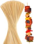 TerraToss Bamboo Skewers Sticks [8 inches, 3mm] [120 Sticks] | Barbeque Stick for Microwave Oven and Pan | Wooden Skewers for Grilling Kabab Stick | Barbeque Grill Stick (120, 8 Inch)