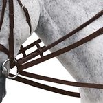 Shires Cotton Web Draw/Running Reins: Brown