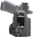 kydex IWB Holster for Glock 19 25 32 23 45 Mos Gen 3 4 5 with Streamlight Tactical Flashlight TLR-8 TLR-8G TLR-8A 500 Lumen Mounted Optics RMR Cut (Kydex)