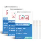 Utiva UTI Test Strips – Home Test Kit for Urinary Tract Infection – Clinically Accurate Results in 2 Minutes – Urine Test Strips for Women and Men, Bundle of 3 Boxes (9 Strips)