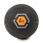 Phoenix Fitness Medicine Ball - Weighted Ball with Textured Grip for Strengthening Core Muscles & HIIT Workout - Ideal for Home, Gym, Boxing, Studio - Weight: 6kg