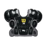 WILSON Pro Gold 2 Chest Protector - Memory Foam, Black/Charcoal, Large/X-Large