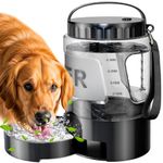 Portable Dog Water Bottle Bowl - 2800ml Travel Water Bowl Dispenser for Dogs Leak Proof, Suitable for Large Pet Drinking, A Must Have for Outdoor, Camping, Walking, Beach, Hunting, and Other Scenes