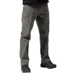 FREE SOLDIER Men's Outdoor Softshell Fleece Lined Cargo Pants Snow Ski Hiking Pants with Belt (Gray 32W x 32L)