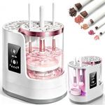 Electric Makeup Brush Cleaner Machine with Brush Dryer, 3 IN 1 Automatic Make Up Brush Cleaner Fit for All Size Cosmetic Brush and Sponges