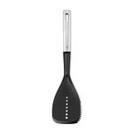 Starfrit Gourmet Steel - Nylon Slotted Turner - Stainless Steel Handle - High Heat-Resistant Nylon