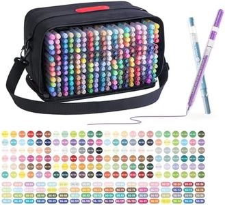 Ddaowanx Colored Acrylic Gel Pens,1mm Medium Point, Acrylic Paint Pens Set for Drawing, Coloring, Note Taking, DIY and Art Crafts Supplies (216 Colors)