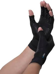 Copper Fit ICE Gloves with Menthol, Black, S/M
