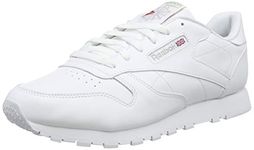 Reebok Classic Leather Women's Trail Running Shoes, White (Intense White), 2.5 UK