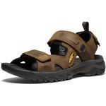 KEEN Men's Targhee 3 Open Toe Sport Sandal, Bison/Mulch, 10.5 UK