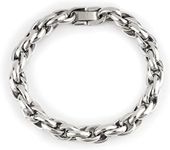 Baronyka Handmade Thick Silver Brac