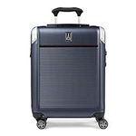 Travelpro Platinum Elite Hardside Cabin Suitcase 4 Wheels 21.6x15.7x7.8 Inches, Rigid, Expandable, 39 liters True Navy Blue Color Warranty 10 Years