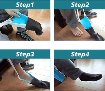 KkaFFe Sock Aid Tool for Elderly & Pregnant – Easy On/Off Stocking Slider