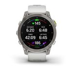 Garmin epix Gen 2, Premium Active smartwatch, Health and Wellness Features, Touchscreen AMOLED Display, Adventure Watch with Advanced Features, White Titanium