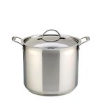 Meyer - Confederation Stainless Steel Stock Pot with Lid, Induction Cooktop Compatible (14L/14.8qt)