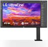 LG ERGO UltraFine 32UN88AP-W Ecran PC 4K 32" - dalle IPS résolution 3840x2160, 5ms 60Hz, HDR 10, DCI-P3 95%, pied ergonomique réglable, USB-C, haut-parleurs