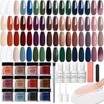 AZUREBEAUTY 42Pcs Dip Powder Nail K