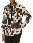 Volcom Men's Sherpa Lined Snow Flannel Jacket, Drill Khaki, Small