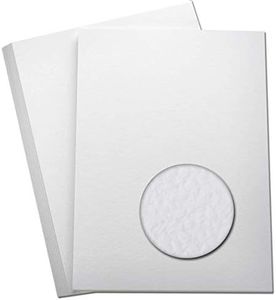 ArkCRAFT - Papel para manualidades (50 x A4, 270 g/m², excelente para tarjetas, álbumes de recortes, papelería de boda), color blanco