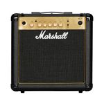Marshall MG15G Guitar Combo Amplifer, Practice Amp Suitable for Electric Guitar - Black and Gold