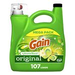 Gain + Aroma Boost Liquid Laundry Detergent, Original Scent, 107 Loads, 4.55L, HE Compatible