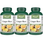 VORST Ginger Root 1200mg Per Serving 3 X 180 Vegan Capsules | Helps Support Digestion | Migraines, Nausea & Inflammation Supplement | For Men & Women | Powder Pills | 3 Bottles