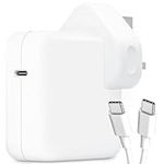 Chargevine® Apple MacBook Charger - 61W USB-C Power Adapter with 6FT USB-C Apple Mac Charger Cable and MacBook Charger Plug - For use as MacBook Air Charger, MacBook Pro Charger & Apple Laptop Charger