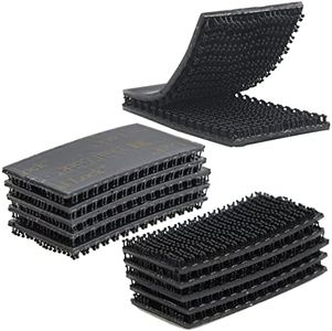 Dual Lock Tape 1in x 2in 10pcs, Dual Lock Heavy Duty Mounting Tape，Interlocking Tape Reclosable Fastener Self Sticky 3550CF Dual Lock Strip for EZ Pass Mounting Tape Black