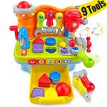 Toys for 1+ Year Old Baby Toys 12-18 Months Development, 9 in 1 Multifunction Music Light Workbench, Toys for 1 Year Old Boy Gifts Toys Baby Boy Girl Toys Toddler Toys 1-2 Year Old Boy Gifts