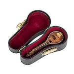 3 Inch Mandolin Miniature Replica with Case