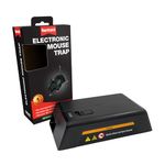 Rentokil FE35 Electronic Mouse Trap, Black, 17.1x8.8x5.1 cm