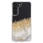 Case-Mate Samsung Galaxy S22 Case - 6.1" Karat Marble - 10ft Drop Protection with Wireless Charging - Luxury Bling Glitter Cute Case for Galaxy S22 - Shock Absorbing Materials, Anti Scratch Technology
