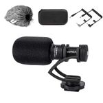 Comica CVM-VM10II Video Microphone, Professional Full Metal Compact On Camera Mini Shotgun Video Mic for Smartphone iPhone, Canon Sony Nikon DSLR Cameras Camcorders