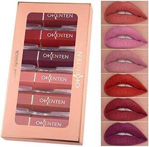 ONLYOILY KIt di rossetti lucidalabbra 6 pezzi Liquido Opaco Glassa Set trucco per labbra vellutata